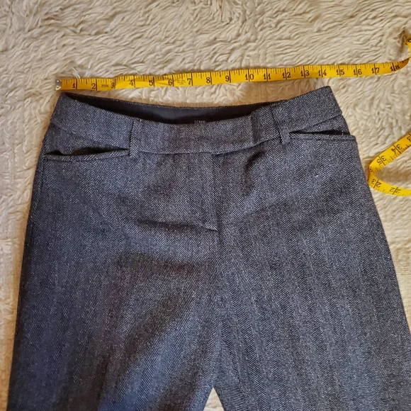J. CREW charcoal tweed pants SIZE 2 - Picture 3 of 9